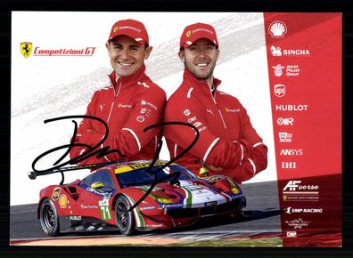 Ravide Rigon Ferrari Racing Motorsport Autogrammkarte Original Sign.+ G 40568