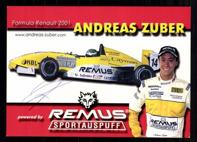 Andreas Zuber Autogrammkarte Original Signiert Motorsport + G 40578