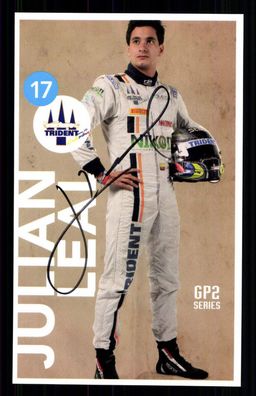 Julian Leal Autogrammkarte Original Signiert Motorsport + G 40587