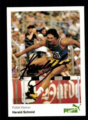 Harald Schmid Autogrammkarte Original Signiert Leichtathletik + A 201404