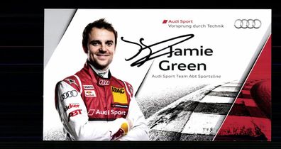 Jamie Green Autogrammkarte Original Signiert Motorsport + G 40648