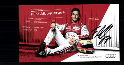 Filipe Albuquerque Autogrammkarte Original Signiert Motorsport + G 40653