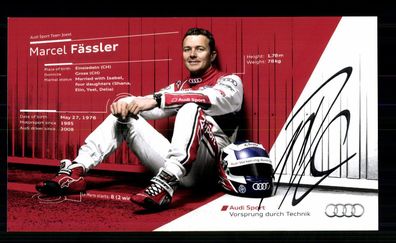 Marcel Fässler Autogrammkarte Original Signiert Motorsport + G 40674