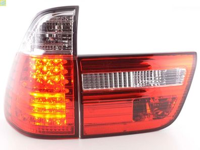 LED Rückleuchten Set BMW X5 Typ E53 98-02 klar/ rot