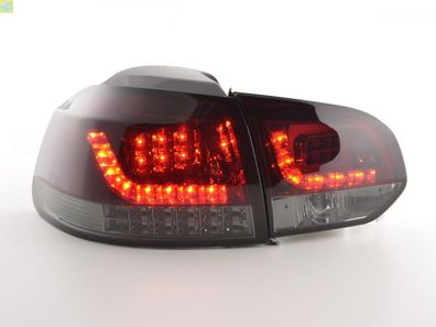 LED Rückleuchten Set VW Golf 6 Typ 1K 2008-2012 rot/ schwarz mit Led Blinker für Rech
