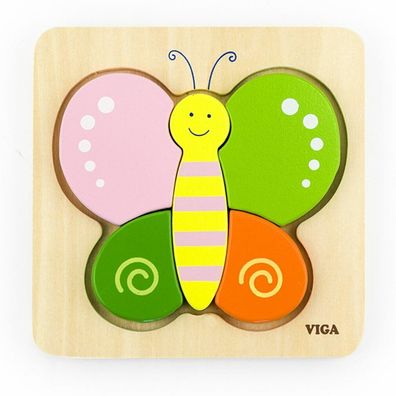 Holzpuzzle für Kinder Viga Schmetterling
