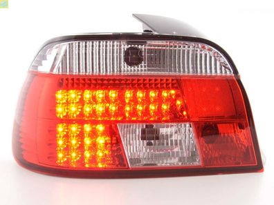 LED Rückleuchten Set BMW 5er Limousine Typ E39 95-00 klar/ rot