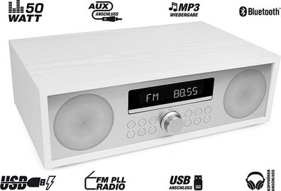 AudioAffairs MCD 264 CD Mikroanlage Digital Stereoanlage Kompaktanlage Bluetooth