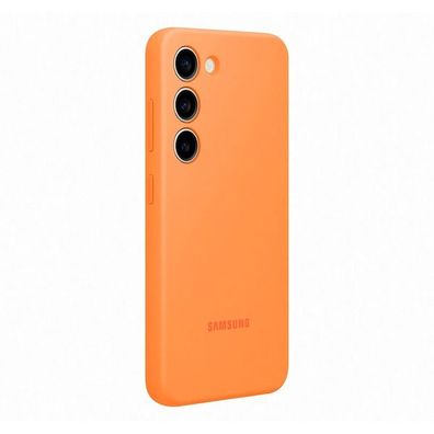 Silicone Case (orange, Samsung Galaxy S23) - Samsung EF-PS911TOEGWW - (Smartphone ...