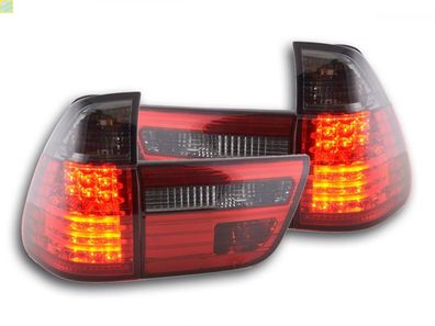 LED Rückleuchten Set BMW X5 Typ E53 98-02 schwarz/ rot