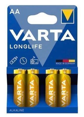 Varta Longlife Mig. AA LR06 Batterien, 4 Stk. - Deutschland
