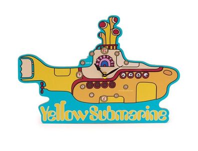NEU The Beatles Wanduhr Yellow Submarine Bilderuhr Uhr