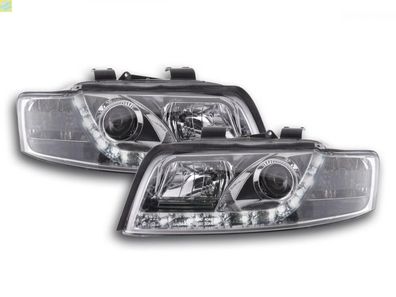 Scheinwerfer Set Daylight LED Tagfahrlicht Audi A4 Typ 8E 01-04 chrom