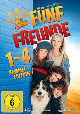 Fünf Freunde 1-4 (DVD) Movie Collection Min: 362/ DD5.1/ WS li...