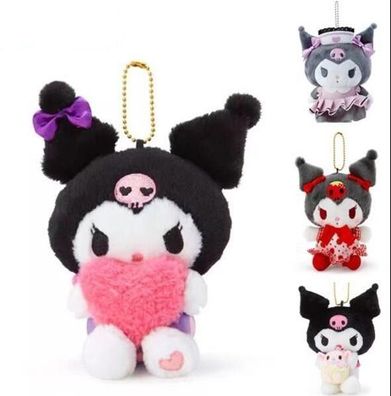 Sanrio Kuromi Plüschtiere Stoff puppen Figuren Schlüsselanhänger Plüsch Spielzeug