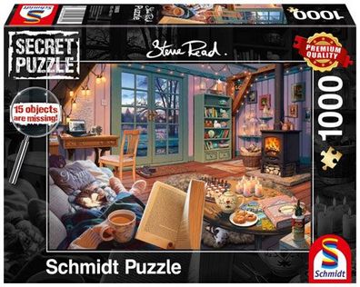 Merc Puzzle Im Ferienhaus 1000 Teile Steve Read Secret Puzzle 1000 Teile - Schmidt