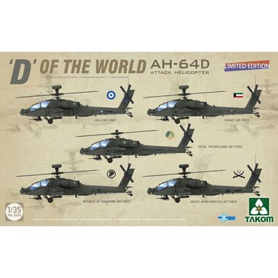 Takom D´Of The World AH-64D in 1:35 Attat TAK2606 Bausatz 3462606