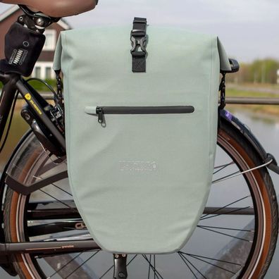 Fahrradtasche mint grün 28 L Wasserdicht mit Schnellverschluss Packtasche Gepäcktr...