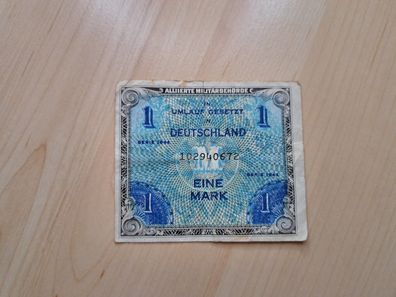 1 Mark Allierte Militärbehörde Deutschland banknote Geldschein