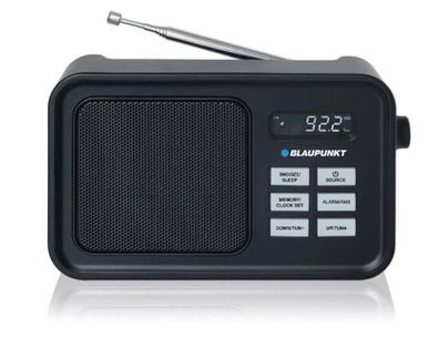 Blaupunkt UKW Radio mit RDS und LCD Display RX 60 BK