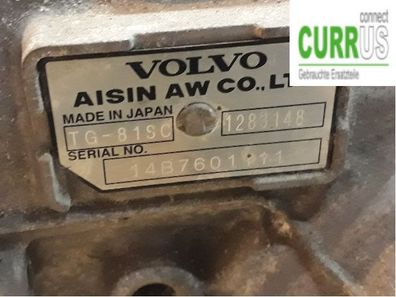 Original Getriebe Automatik VOLVO S60/ V60 2014 148370km 36050696 TG-81SC 14B7601111