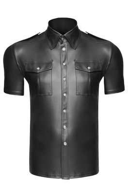 Noir Handmade Men Schwarzes T-Shirt H011 - (3XL, L,