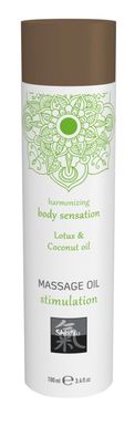 100 ml - Shiatsu Massage oil stimulation Lotus &