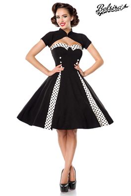 Belsira - Vintage-Kleid mit Bolero - (L, M, S, XL, XXS