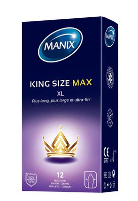 MANIX King Size Max 12 St.