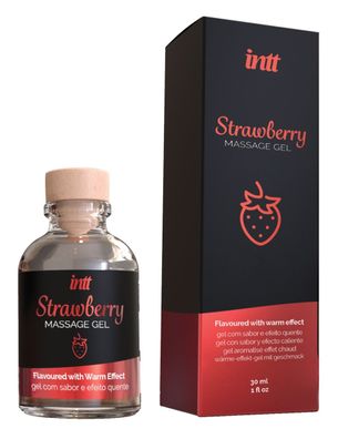 30 ml - intt Massage Gel Strawberry 30ml