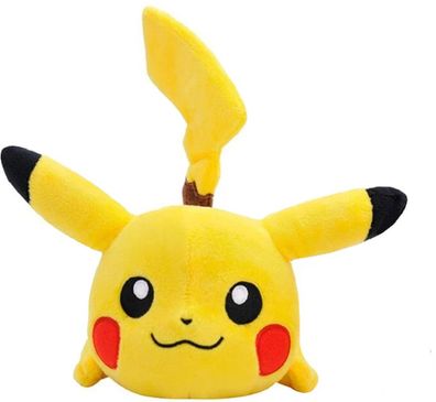 Pikachu Plüsch Liegende Figur - Takara Tomy Pokemon Stofftiere ca. 22cm Plüschfiguren