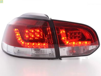 LED Rückleuchten Set VW Golf 6 Typ 1K 2008-2012 klar/ rot
