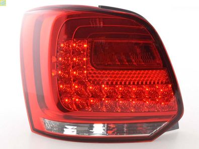LED Rückleuchten Set VW Polo 6R ab 2009 klar/ rot