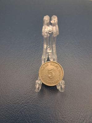 5 Pfennig Münze Deutsches Reich 1914