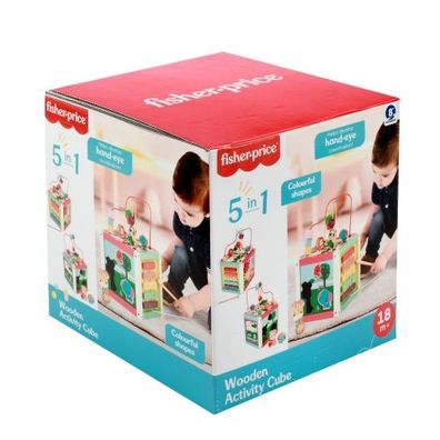 Fisher-Price - 5 In 1 Wooden Activity Cube - Fisher-Price - (... - ...
