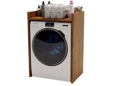 CraftPAK Waschmaschinenschrank geeignet für Waschmaschine & Wäschetrockner 66x97x62cm
