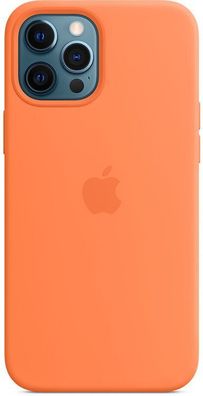 Apple MK073ZE/ A Magsafe Silikon Cover Hülle für iPhone 12 Pro Max - Cantaloupe
