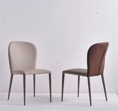 Esszimmermöbel Designer Beiger Stuhl Moderne Holz Möbel Neue Lehnstühle