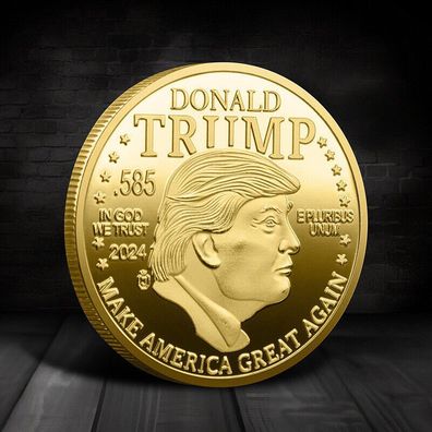 2024 President D. Trump Medaille Make Amerika again(TM04242)