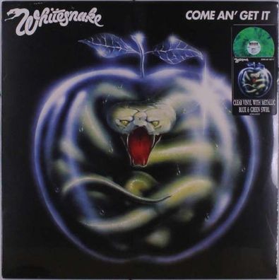 Whitesnake - Come An' Get It (Clear with Metallic Blue & Green Swirl Vinyl) - - (V