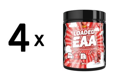 4 x Loaded EAA, Strawberry Laces - 300g