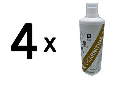 4 x Liquid L-Carnitine XL, Sour Cherry - 1000 ml.