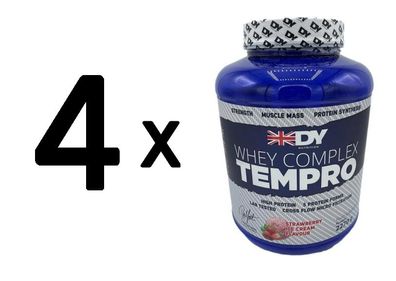 4 x Whey Complex Tempro, Strawberry - 2270g