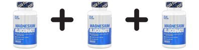 3 x Magnesium Gluconate - 60 tabs