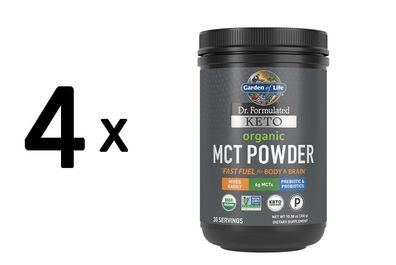 4 x Dr Formulated Keto Organic MCT Powder - 300g