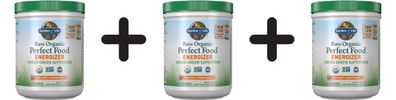 3 x Perfect Food RAW Organic Energizer - Pomegranate & Yerba Mate - 276g