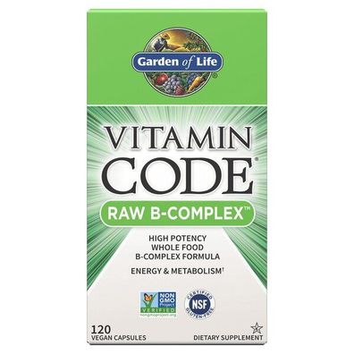 Vitamin Code RAW B-Complex - 120 vcaps