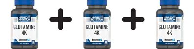 3 x Glutamine 4K - 120 capsules