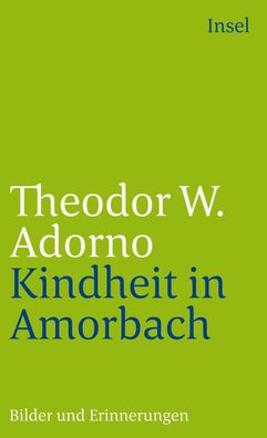 Kindheit in Amorbach, Theodor W. Adorno