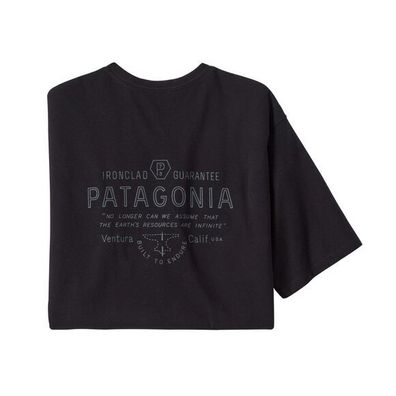 Patagonia T-Shirt Forge Mark Responsibili-Tee black - Größe: S